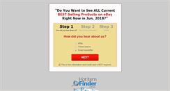 Desktop Screenshot of hotitemfinder.com