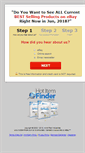 Mobile Screenshot of hotitemfinder.com